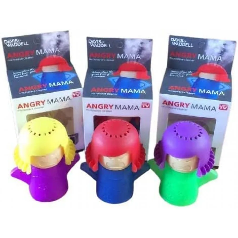 Angry Mama Microwave Oven Cleaner Blue/Red/Beige alternate view