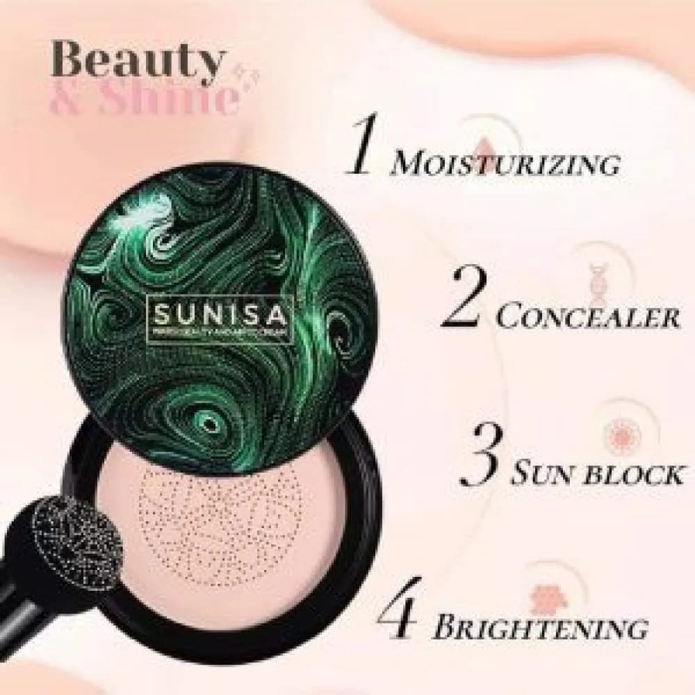 3 in 1 Bb waterproof foundation concealer cream with air cushion. alternate view